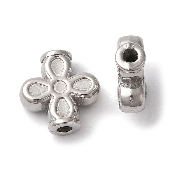 PandaHall 304 Stainless Steel Beads, Flower, Stainless Steel Color, 10.5x10x4mm, Hole: 1.6mm 304 Stainless Steel Flower
PandaHall 304 Stainless Steel Beads, Flower, Stainless Steel Color, 10.5x10x4mm, Hole: 1.6mm 304 Stainless Steel Flower