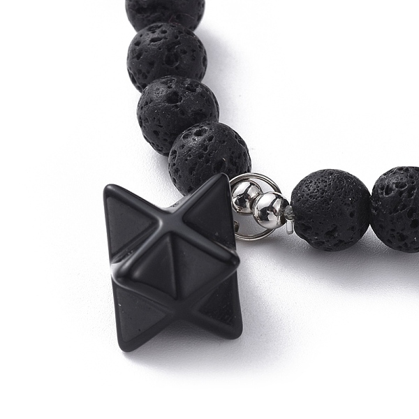 PandaHall Yoga Chakra Jewelry, Stretch Charm Bracelets, with Natural Obsidian & Gemstone Beads, Round Brass Spacer Beads, Merkaba Star...
PandaHall Yoga Chakra Jewelry, Stretch Charm Bracelets, with Natural Obsidian & Gemstone Beads, Round Brass Spacer Beads, Merkaba Star...