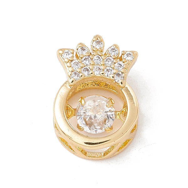 PandaHall Brass Micro Pave Clear Cubic Zirconia Charms, Cadmium Free & Lead Free, Flat Round with Crown, Real 18K Gold Plated, 12x8.5x5mm...
PandaHall Brass Micro Pave Clear Cubic Zirconia Charms, Cadmium Free & Lead Free, Flat Round with Crown, Real 18K Gold Plated, 12x8.5x5mm...