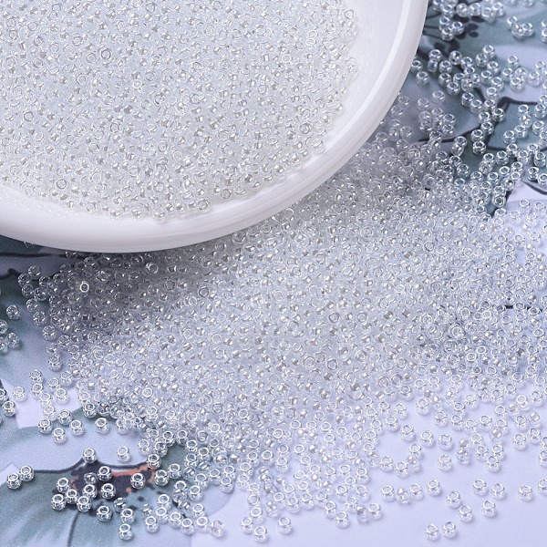 PandaHall MIYUKI Round Rocailles Beads, Japanese Seed Beads, 11/0, (RR160) Crystal Luster, 2x1.3mm, Hole: 0.8mm, about 5500pcs/50g Glass..., Clear
PandaHall MIYUKI Round Rocailles Beads, Japanese Seed Beads, 11/0, (RR160) Crystal Luster, 2x1.3mm, Hole: 0.8mm, about 5500pcs/50g Glass..., Clear