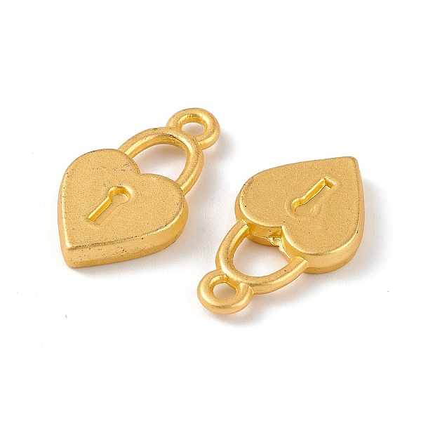 PandaHall Alloy Pendants, Lock with Heart Charm, Golden, 18.5x10.5x2.5mm, Hole: 1.5mm Alloy Heart
PandaHall Alloy Pendants, Lock with Heart Charm, Golden, 18.5x10.5x2.5mm, Hole: 1.5mm Alloy Heart