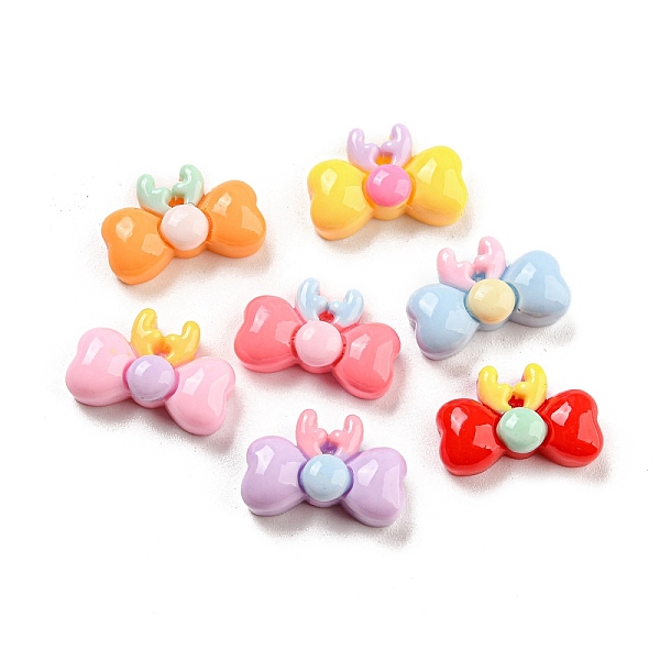PandaHall Opaque Resin Cabochons, Bowknot with Horn, Mixed Color, 9x14x5mm Resin Bowknot Multicolor
PandaHall Opaque Resin Cabochons, Bowknot with Horn, Mixed Color, 9x14x5mm Resin Bowknot Multicolor