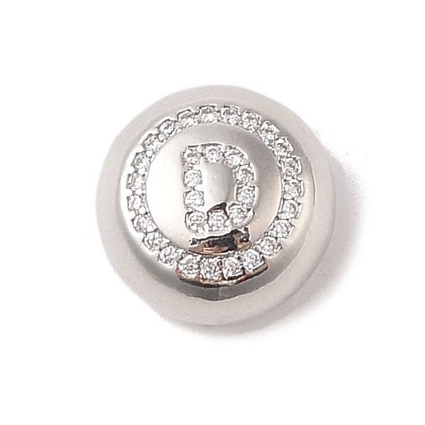 PandaHall Rack Plating Brass & Cubic Zirconia Pendants, Cadmium Free & Lead Free, Long-Lasting Plated, Flat Round with Letter, Letter D..., Clear
PandaHall Rack Plating Brass & Cubic Zirconia Pendants, Cadmium Free & Lead Free, Long-Lasting Plated, Flat Round with Letter, Letter D..., Clear