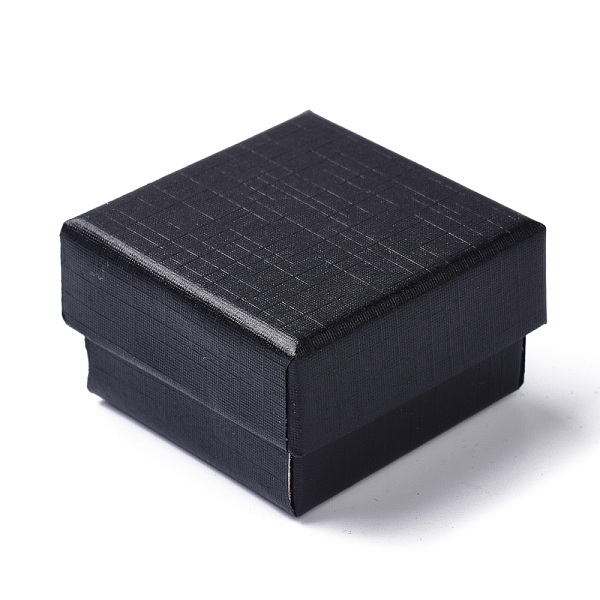 PandaHall Paper Jewelry Boxes, with Black Sponge, for Earring and Ring, Square, Black, 5.1x5.1x3.15cm Paper Square Black
PandaHall Paper Jewelry Boxes, with Black Sponge, for Earring and Ring, Square, Black, 5.1x5.1x3.15cm Paper Square Black