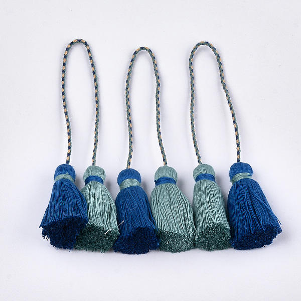 PandaHall Polycotton(Polyester Cotton) Tassel Big Pendant Decorations, Two Tone, Blue, 280~300mm Polycotton Blue
PandaHall Polycotton(Polyester Cotton) Tassel Big Pendant Decorations, Two Tone, Blue, 280~300mm Polycotton Blue