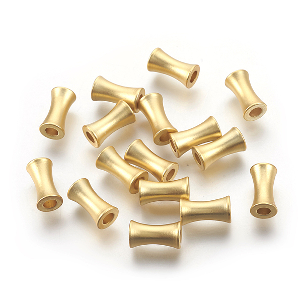 PandaHall Brass Beads, Long-Lasting Plated, Lead Free & Cadmium Free & Nickel Free, Bamboo Stick, Matte Style, Real 18K Gold Plated...
PandaHall Brass Beads, Long-Lasting Plated, Lead Free & Cadmium Free & Nickel Free, Bamboo Stick, Matte Style, Real 18K Gold Plated...