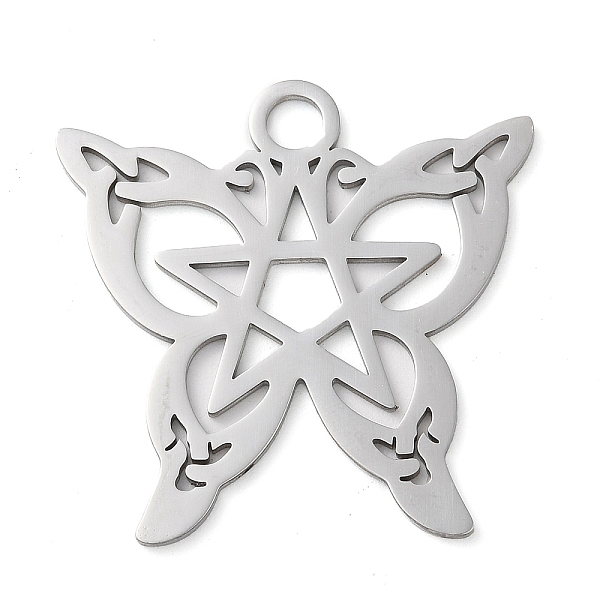 PandaHall 304 Stainless Steel Pendants, Butterfly with Star Charms, Stainless Steel Color, 40x40x1.5mm, Hole: 4.8mm 304 Stainless Steel...
PandaHall 304 Stainless Steel Pendants, Butterfly with Star Charms, Stainless Steel Color, 40x40x1.5mm, Hole: 4.8mm 304 Stainless Steel...