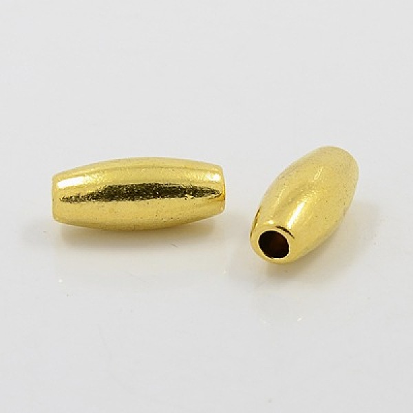 PandaHall Tibetan Silver Rice Beads, Lead Free, Nickel Free and Cadmium Free, Antique Golden, about 17mm long, 8mm wide, 7mm thick, hole...
PandaHall Tibetan Silver Rice Beads, Lead Free, Nickel Free and Cadmium Free, Antique Golden, about 17mm long, 8mm wide, 7mm thick, hole...