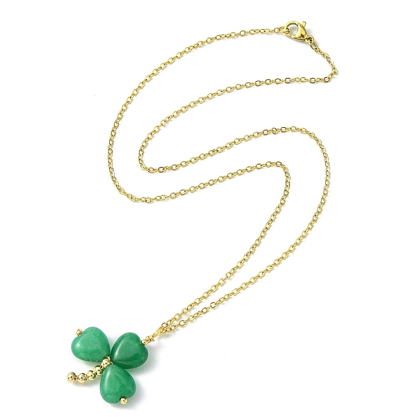 PandaHall Saint Patrick's Day Clover Natural Malaysia Jade Pendant Necklace with 304 Stainless Steel Chains, 17.56 inch(44.6cm) Malaysia...
PandaHall Saint Patrick's Day Clover Natural Malaysia Jade Pendant Necklace with 304 Stainless Steel Chains, 17.56 inch(44.6cm) Malaysia...