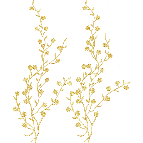 PandaHall CRASPIRE 2Pcs Plum Blossom Applique Gold Flower Embroidery Patches Applique Fabric Sticker on Blankets Cloth Costume Accessories...
PandaHall CRASPIRE 2Pcs Plum Blossom Applique Gold Flower Embroidery Patches Applique Fabric Sticker on Blankets Cloth Costume Accessories...