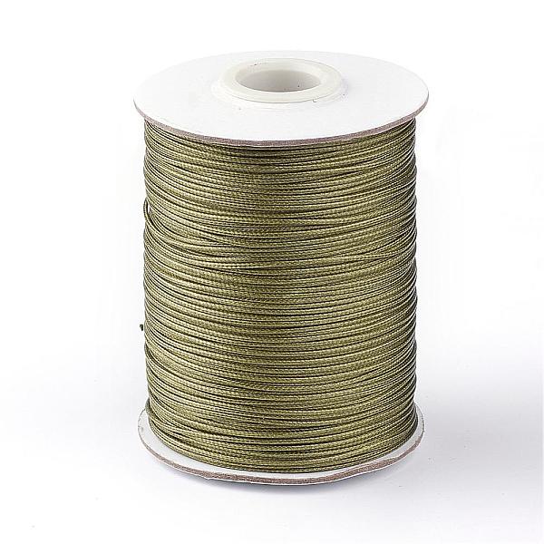 PandaHall Korean Waxed Polyester Cord, Dark Olive Green, 1mm, about 85yards/roll Waxed Polyester Cord Round Green
PandaHall Korean Waxed Polyester Cord, Dark Olive Green, 1mm, about 85yards/roll Waxed Polyester Cord Round Green