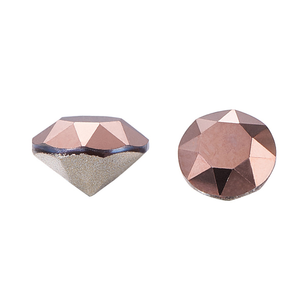 PandaHall K9 Glass Rhinestone Cabochons, Pointed Back & Back Plated, Faceted, Diamond, Rose Gold, 5.3x4mm Glass Rhinestone Diamond Gold
PandaHall K9 Glass Rhinestone Cabochons, Pointed Back & Back Plated, Faceted, Diamond, Rose Gold, 5.3x4mm Glass Rhinestone Diamond Gold