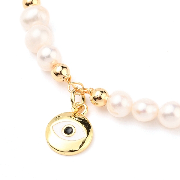 PandaHall Adjustable Nylon Cord Slider Bracelets, Bolo Bracelets, with Natural Pearl Beads, Brass Beads and Brass Enamel Charms, Flat Round..., Red
PandaHall Adjustable Nylon Cord Slider Bracelets, Bolo Bracelets, with Natural Pearl Beads, Brass Beads and Brass Enamel Charms, Flat Round..., Red