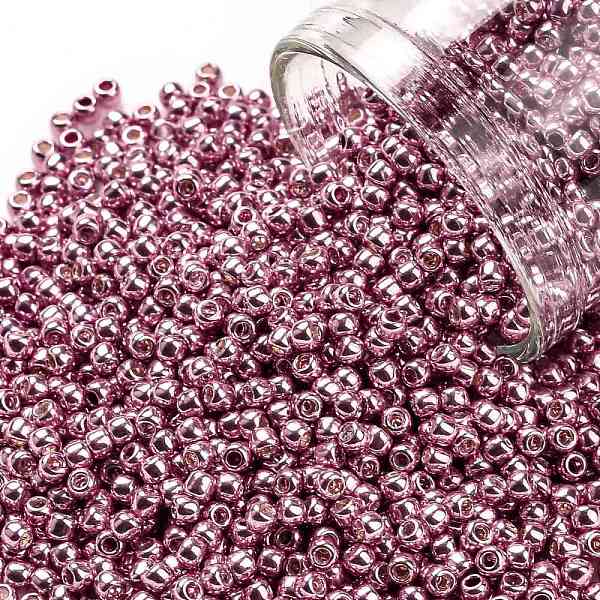 PandaHall TOHO Round Seed Beads, Japanese Seed Beads, (571) Galvanized Rose Gold, 11/0, 2.2mm, Hole: 0.8mm, about 1103pcs/10g Glass Pink
PandaHall TOHO Round Seed Beads, Japanese Seed Beads, (571) Galvanized Rose Gold, 11/0, 2.2mm, Hole: 0.8mm, about 1103pcs/10g Glass Pink