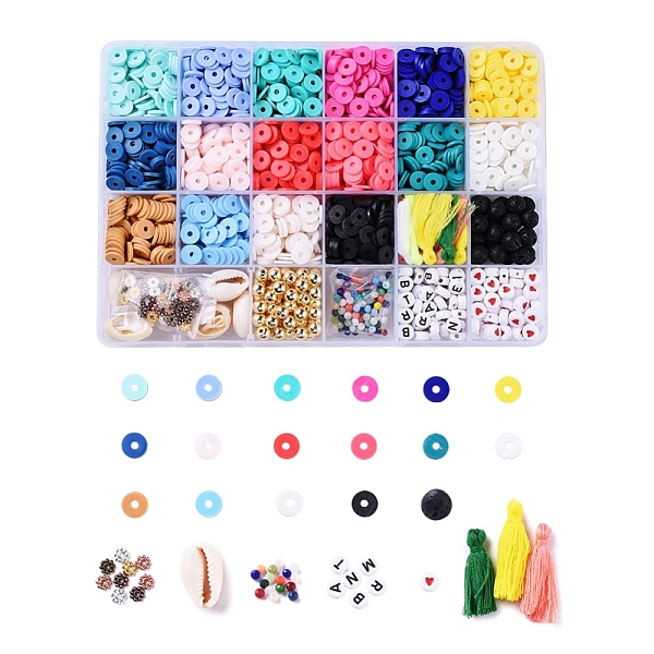 PandaHall DIY Jewelry Sets, with Acrylic Beads, Natural Lava Rock Beads, Cotton Thread Tassels Pendant, Shell Beads, Alloy Spacer Beads..., Multicolor
PandaHall DIY Jewelry Sets, with Acrylic Beads, Natural Lava Rock Beads, Cotton Thread Tassels Pendant, Shell Beads, Alloy Spacer Beads..., Multicolor