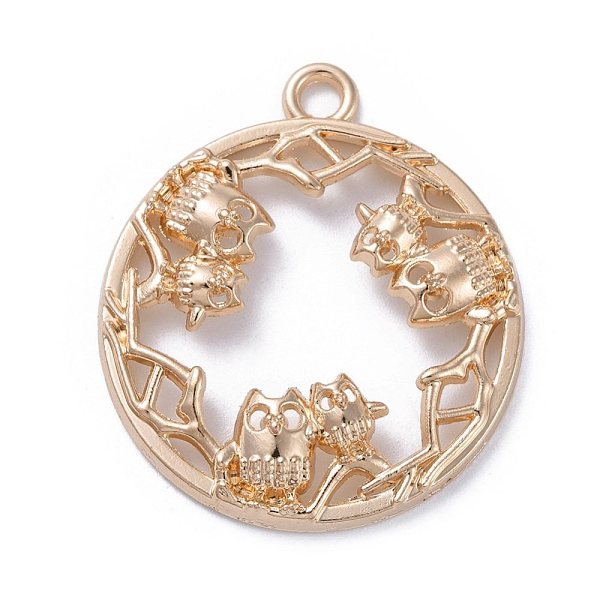 PandaHall Zinc Alloy Open Back Bezel Pendants, For DIY UV Resin, Epoxy Resin, Pressed Flower Jewelry, Flat Round with Owl, Light Gold...
PandaHall Zinc Alloy Open Back Bezel Pendants, For DIY UV Resin, Epoxy Resin, Pressed Flower Jewelry, Flat Round with Owl, Light Gold...