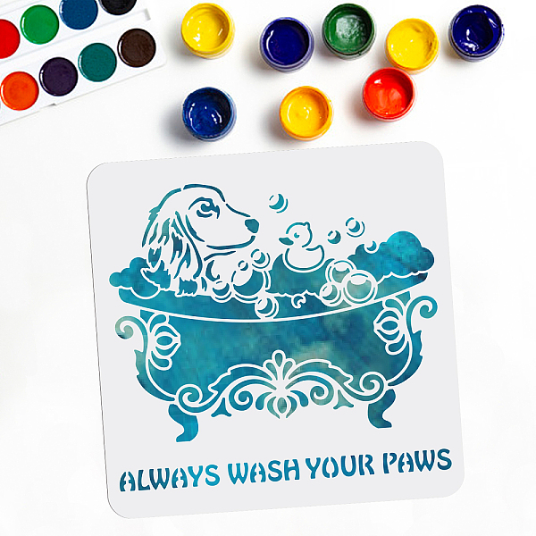 PandaHall PET Hollow Out Drawing Painting Stencils, for DIY Scrapbook, Photo Album, Dog Pattern, 300x300mm Plastic Dog
PandaHall PET Hollow Out Drawing Painting Stencils, for DIY Scrapbook, Photo Album, Dog Pattern, 300x300mm Plastic Dog