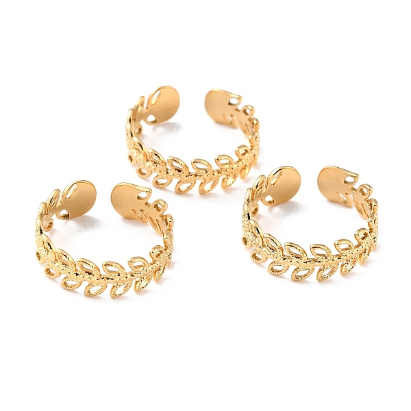 PandaHall Ion Plating(IP) 304 Stainless Steel Finger Rings, Cuff Rings, Long-Lasting Plated, Hollow Leaf, Golden, US Size 7 3/4(17.9mm)...
PandaHall Ion Plating(IP) 304 Stainless Steel Finger Rings, Cuff Rings, Long-Lasting Plated, Hollow Leaf, Golden, US Size 7 3/4(17.9mm)...
