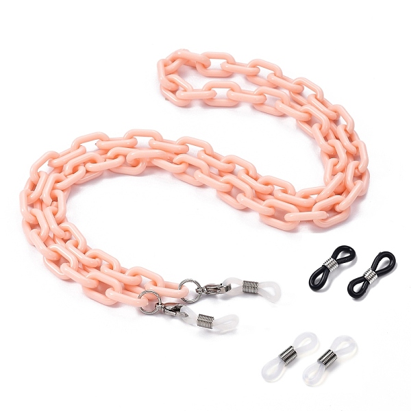 PandaHall Eyeglasses Chains, Neck Strap for Eyeglasses, with Opaque Acrylic Cable Chains, 304 Stainless Steel Lobster Claw Clasps and Rubber..., Brown
PandaHall Eyeglasses Chains, Neck Strap for Eyeglasses, with Opaque Acrylic Cable Chains, 304 Stainless Steel Lobster Claw Clasps and Rubber..., Brown
