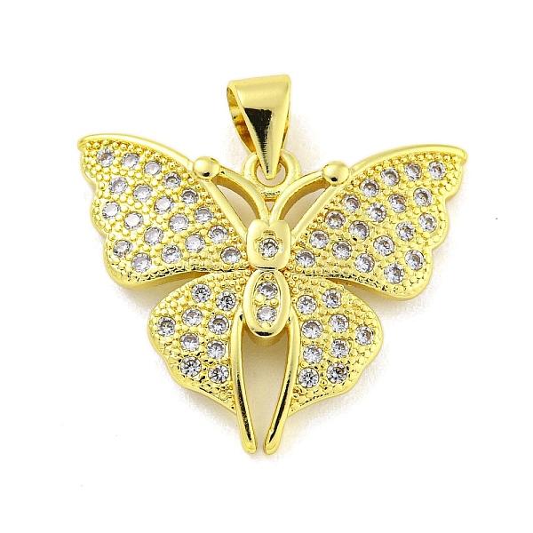 PandaHall Brass Micro Pave Clear Cubic Zirconia Pendants, Butterfly, Real 18K Gold Plated, 18.5x22.5x2.5mm, Hole: 3x3.5mm Alloy+Cubic...
PandaHall Brass Micro Pave Clear Cubic Zirconia Pendants, Butterfly, Real 18K Gold Plated, 18.5x22.5x2.5mm, Hole: 3x3.5mm Alloy+Cubic...