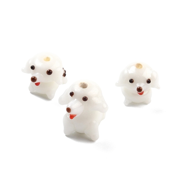 PandaHall Handmade Lampwork Beads, Cartoon Style, Dog, White, 18~21x13~15x11~17mm, Hole: 2mm Lampwork Dog White
PandaHall Handmade Lampwork Beads, Cartoon Style, Dog, White, 18~21x13~15x11~17mm, Hole: 2mm Lampwork Dog White