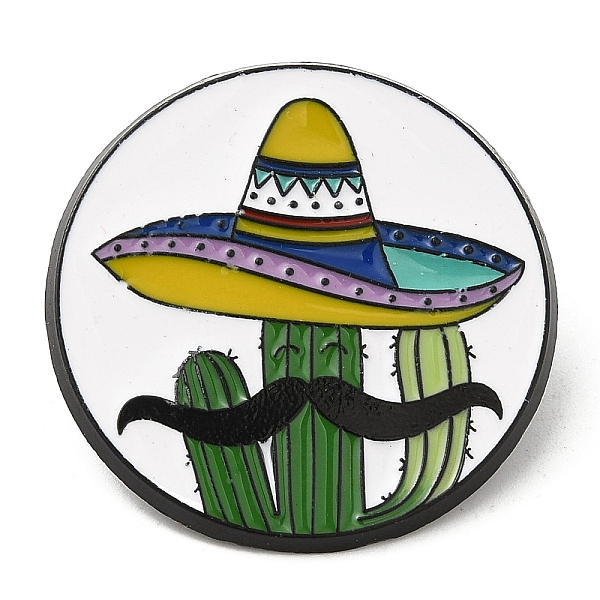 PandaHall Cactus with Hat Enamel Pin, Electrophoresis Black Alloy Brooch for Backpack Clothes, Cinco de Mayo, Colorful, 30.5x1.5mm...
PandaHall Cactus with Hat Enamel Pin, Electrophoresis Black Alloy Brooch for Backpack Clothes, Cinco de Mayo, Colorful, 30.5x1.5mm...