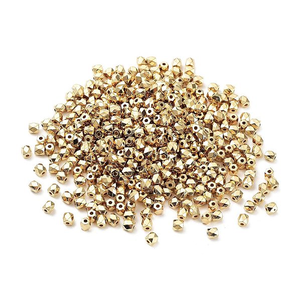 PandaHall CCB Plastic Beads, Faceted, Cube, Golden, 4x4x4mm, Hole: 1mm Plastic Cube
PandaHall CCB Plastic Beads, Faceted, Cube, Golden, 4x4x4mm, Hole: 1mm Plastic Cube