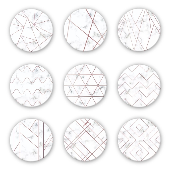 PandaHall Porcelain Cup Mats, with Pattern, Cork Base, Round, Daily Supplies, Geometric Pattern, 103x7.5mm, 9pcs/set Porcelain Others
PandaHall Porcelain Cup Mats, with Pattern, Cork Base, Round, Daily Supplies, Geometric Pattern, 103x7.5mm, 9pcs/set Porcelain Others