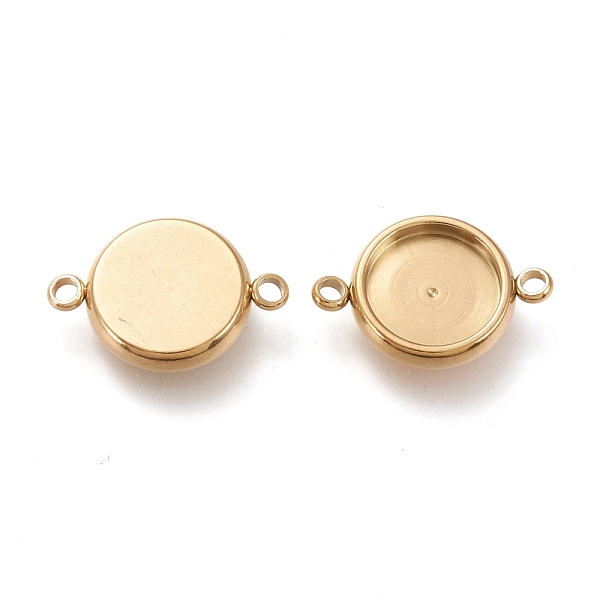 PandaHall Ion Plating(IP) 304 Stainless Steel Cabochon Connector Settings, Flat Round, Golden, Tray: 10mm, 18x12.5x3mm, Hole: 1.6mm 304...
PandaHall Ion Plating(IP) 304 Stainless Steel Cabochon Connector Settings, Flat Round, Golden, Tray: 10mm, 18x12.5x3mm, Hole: 1.6mm 304...