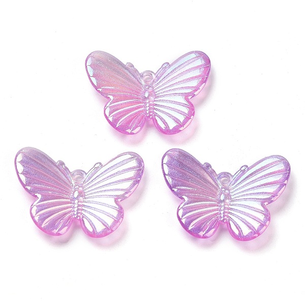 PandaHall Acrylic Pendants, AB Color Plated, Butterfly, Magenta, 20x26x3mm, Hole: 1.4mm Acrylic Butterfly Pink
PandaHall Acrylic Pendants, AB Color Plated, Butterfly, Magenta, 20x26x3mm, Hole: 1.4mm Acrylic Butterfly Pink