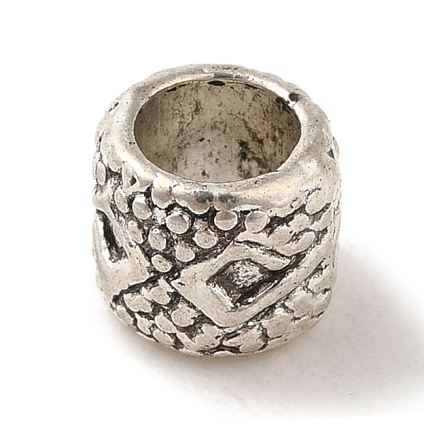 PandaHall Tibetan Style Alloy European Beads, Large Hole Beads, Cadmium Free & Lead Free, Column, Antique Silver, 7x6mm, Hole: 4.5mm Alloy...
PandaHall Tibetan Style Alloy European Beads, Large Hole Beads, Cadmium Free & Lead Free, Column, Antique Silver, 7x6mm, Hole: 4.5mm Alloy...