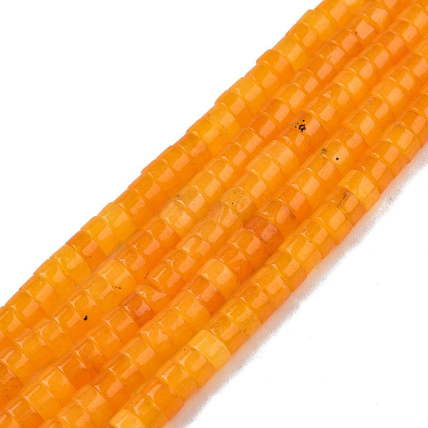 PandaHall Natural White Jade Beads Strands, Dyed, Heishi Beads, Flat Round/Disc, Orange, 4x2mm, Hole: 1mm, about 169~171pcs/strand, 15.08...
PandaHall Natural White Jade Beads Strands, Dyed, Heishi Beads, Flat Round/Disc, Orange, 4x2mm, Hole: 1mm, about 169~171pcs/strand, 15.08...