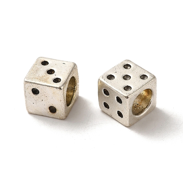 PandaHall Tibetan Style Alloy European Bead Rhinestone Settings, Large Hole Beads, Cadmium Free & Lead Free, Cube, Antique Silver...
PandaHall Tibetan Style Alloy European Bead Rhinestone Settings, Large Hole Beads, Cadmium Free & Lead Free, Cube, Antique Silver...