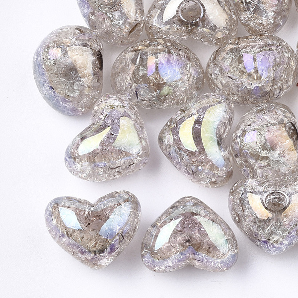 PandaHall Transparent Crackle Acrylic Beads, Half Drilled Beads, Heart, Gray, 14.5x18x13mm, Half Hole: 3.5mm Acrylic Heart Gray
PandaHall Transparent Crackle Acrylic Beads, Half Drilled Beads, Heart, Gray, 14.5x18x13mm, Half Hole: 3.5mm Acrylic Heart Gray