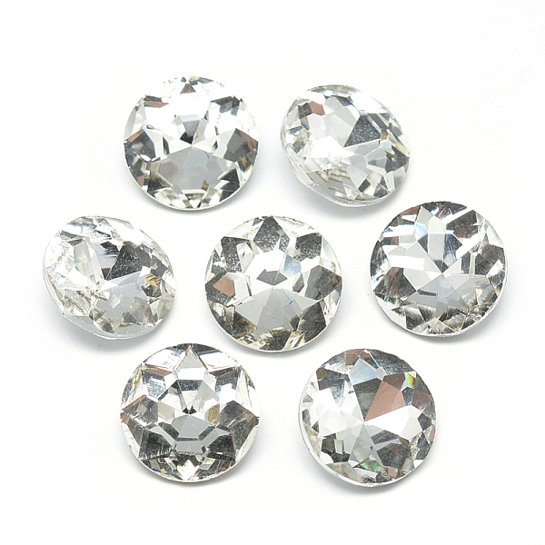 PandaHall Pointed Back Glass Rhinestone Cabochons, Back Plated, Faceted, Flat Round, Clear, 10x4.5~5mm Glass Rhinestone Flat Round Clear
PandaHall Pointed Back Glass Rhinestone Cabochons, Back Plated, Faceted, Flat Round, Clear, 10x4.5~5mm Glass Rhinestone Flat Round Clear