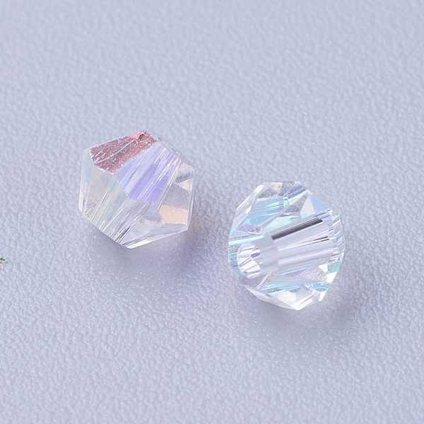 PandaHall Electroplate Crystal Glass Bicone Beads, Faceted, AB Color Plated, Colorful, 4.5x4mm, Hole: 1mm, about 720pcs/bag Glass Bicone
PandaHall Electroplate Crystal Glass Bicone Beads, Faceted, AB Color Plated, Colorful, 4.5x4mm, Hole: 1mm, about 720pcs/bag Glass Bicone