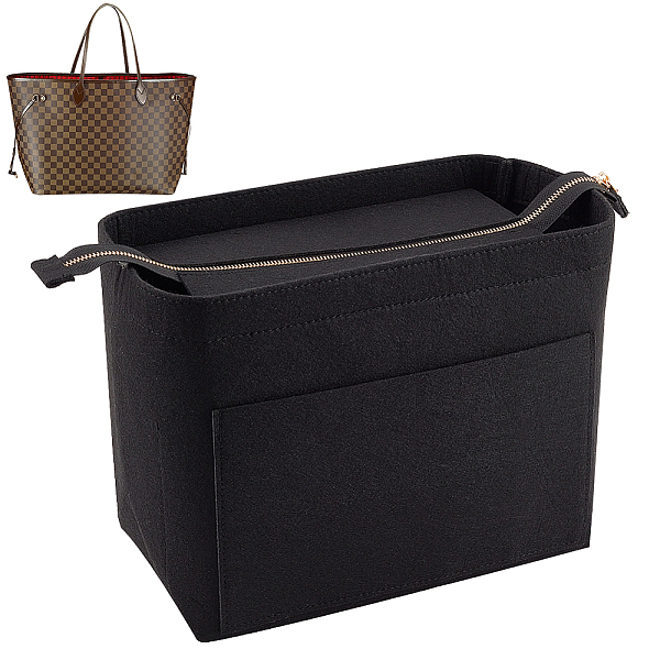 PandaHall WADORN Felt Zipper Tote Bag Organizer Insert, Felt Handbag Insert Rectangle Purse Organizer Bag In Bag Multiple Compartments Bag..., Black
PandaHall WADORN Felt Zipper Tote Bag Organizer Insert, Felt Handbag Insert Rectangle Purse Organizer Bag In Bag Multiple Compartments Bag..., Black