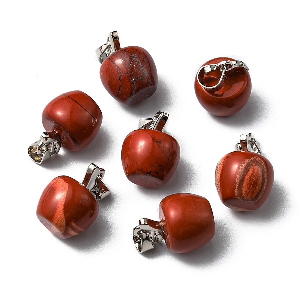 PandaHall Natural Red Jasper Pendants, with Platinum Tone Brass Findings, Apple, 15x10mm, Hole: 2.5x6mm Red Jasper Fruit
PandaHall Natural Red Jasper Pendants, with Platinum Tone Brass Findings, Apple, 15x10mm, Hole: 2.5x6mm Red Jasper Fruit