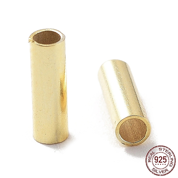 PandaHall 925 Sterling Silver Spacer Tube Beads, Column, Golden, 6x2mm, Hole: 1.5mm, about 146pcs(10g)/bag Sterling Silver Tube
PandaHall 925 Sterling Silver Spacer Tube Beads, Column, Golden, 6x2mm, Hole: 1.5mm, about 146pcs(10g)/bag Sterling Silver Tube