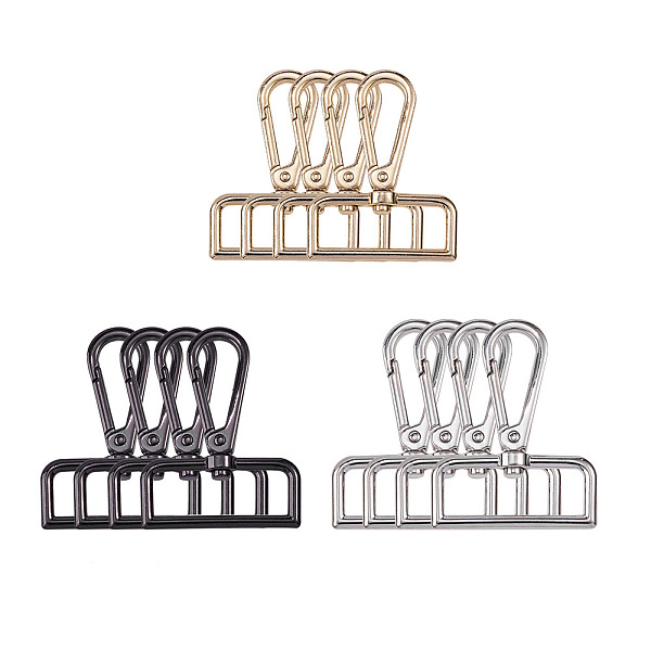 PandaHall Zinc Alloy Swivel Clasps, Swivel Snap Hook, Rectangle, Mixed Color, 60x46x7mm, Hole: 38x13mm, 3 colors, 4pcs/color, 12pcs/box...
PandaHall Zinc Alloy Swivel Clasps, Swivel Snap Hook, Rectangle, Mixed Color, 60x46x7mm, Hole: 38x13mm, 3 colors, 4pcs/color, 12pcs/box...