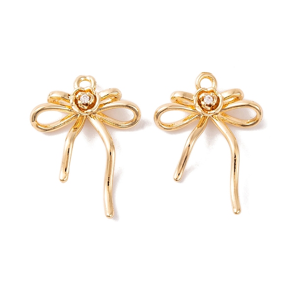 PandaHall Brass Micro Pave Clear Cubic Zirconia Pendants, Bowknot, Real 18K Gold Plated, 24x18x6mm, Hole: 1.6mm Brass+Cubic Zirconia Bowknot...
PandaHall Brass Micro Pave Clear Cubic Zirconia Pendants, Bowknot, Real 18K Gold Plated, 24x18x6mm, Hole: 1.6mm Brass+Cubic Zirconia Bowknot...