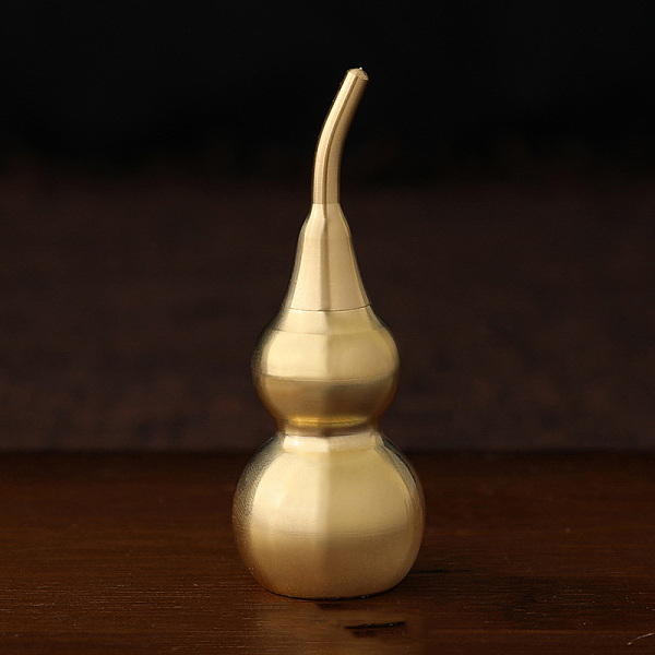 PandaHall Brass Hollow Tilted Head Gourd Statue Ornament, Feng Shui Table Home Decoration, Raw(Unplated), 36x90mm Brass Others
PandaHall Brass Hollow Tilted Head Gourd Statue Ornament, Feng Shui Table Home Decoration, Raw(Unplated), 36x90mm Brass Others