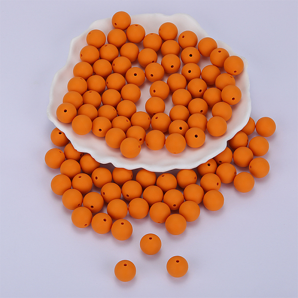 PandaHall Round Silicone Focal Beads, Chewing Beads For Teethers, DIY Nursing Necklaces Making, Orange, 15mm, Hole: 2mm Silicone Round...
PandaHall Round Silicone Focal Beads, Chewing Beads For Teethers, DIY Nursing Necklaces Making, Orange, 15mm, Hole: 2mm Silicone Round...
