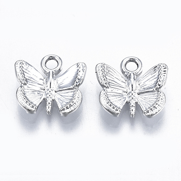 PandaHall Alloy Charms, Cadmium Free & Lead Free, Butterfly, Platinum, 12x12.5x3mm, Hole: 1.8mm Alloy Butterfly
PandaHall Alloy Charms, Cadmium Free & Lead Free, Butterfly, Platinum, 12x12.5x3mm, Hole: 1.8mm Alloy Butterfly