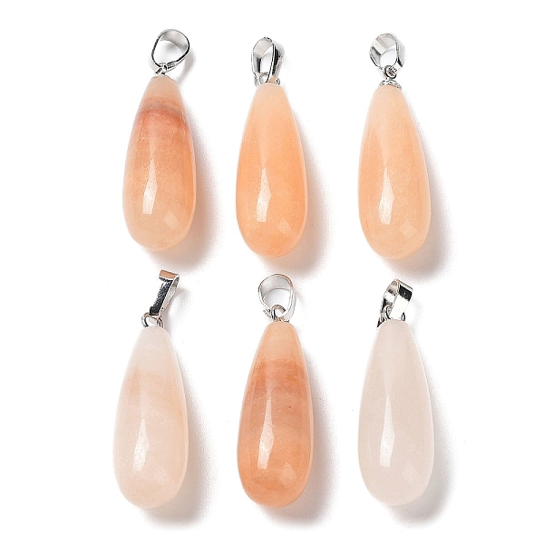 PandaHall Natural Red Aventurine Pendants, with Platinum Brass Findings, Teardrop, 26.5~29x10mm, Hole: 2.5~3.5x4~6mm Red Aventurine Teardrop
PandaHall Natural Red Aventurine Pendants, with Platinum Brass Findings, Teardrop, 26.5~29x10mm, Hole: 2.5~3.5x4~6mm Red Aventurine Teardrop
