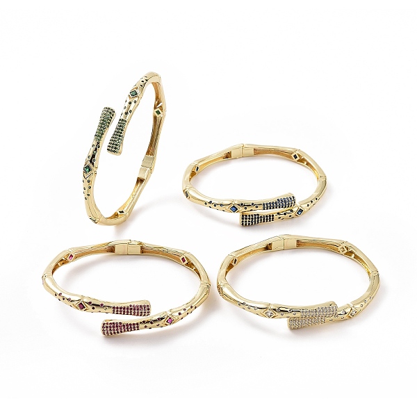 PandaHall Cubic Zirconia Rhombus Open Cuff Bangle, Golden Brass Jewelry for Women, Mixed Color, Inner Diameter: 2-5/8 inch(6.6cm) Cubic..., Multicolor
PandaHall Cubic Zirconia Rhombus Open Cuff Bangle, Golden Brass Jewelry for Women, Mixed Color, Inner Diameter: 2-5/8 inch(6.6cm) Cubic..., Multicolor