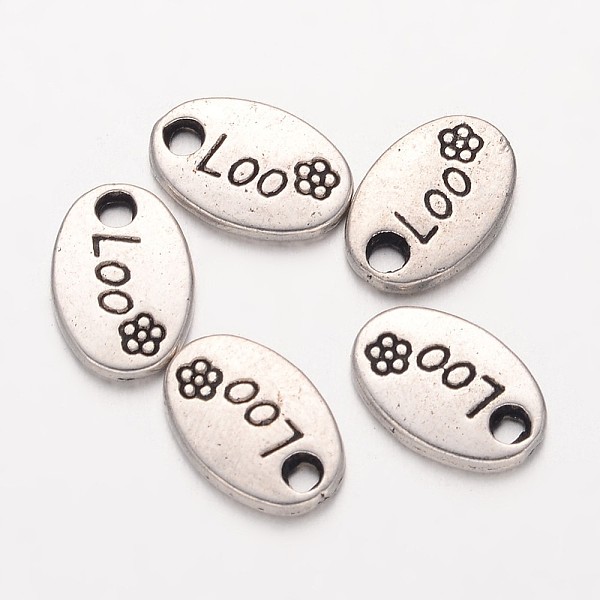 PandaHall Tibetan Style Charms, Lead Free, Cadmium Free and Nickel Free, Oval, Antique Silver Color, about 7mm wide, 10mm long, 1.5mm thick...
PandaHall Tibetan Style Charms, Lead Free, Cadmium Free and Nickel Free, Oval, Antique Silver Color, about 7mm wide, 10mm long, 1.5mm thick...