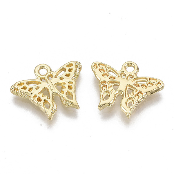 PandaHall Alloy Pendants, Filigree Joiners Findings, Butterfly, Light Gold, 15x18x2mm, Hole: 1.8mm Alloy Butterfly
PandaHall Alloy Pendants, Filigree Joiners Findings, Butterfly, Light Gold, 15x18x2mm, Hole: 1.8mm Alloy Butterfly