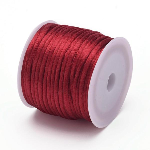 PandaHall Nylon Cord, Satin Rattail Cord, for Beading Jewelry Making, Chinese Knotting, FireBrick, 2mm, about 10.93 yards(10m)/roll Nylon..., Red
PandaHall Nylon Cord, Satin Rattail Cord, for Beading Jewelry Making, Chinese Knotting, FireBrick, 2mm, about 10.93 yards(10m)/roll Nylon..., Red