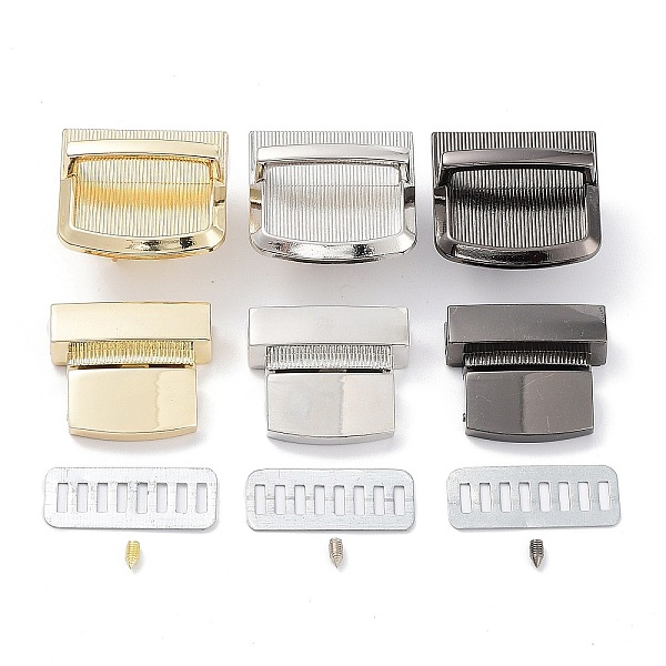 PandaHall (Defective Closeout Sale: Scratch) Stainless Steel Bag Tuck Clasps, Handbag Thumb Locks, with Iron Spacer & Screw, Mixed Color...
PandaHall (Defective Closeout Sale: Scratch) Stainless Steel Bag Tuck Clasps, Handbag Thumb Locks, with Iron Spacer & Screw, Mixed Color...